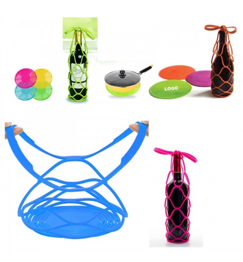 Multi-function Silicone Wine Bottle Holder
